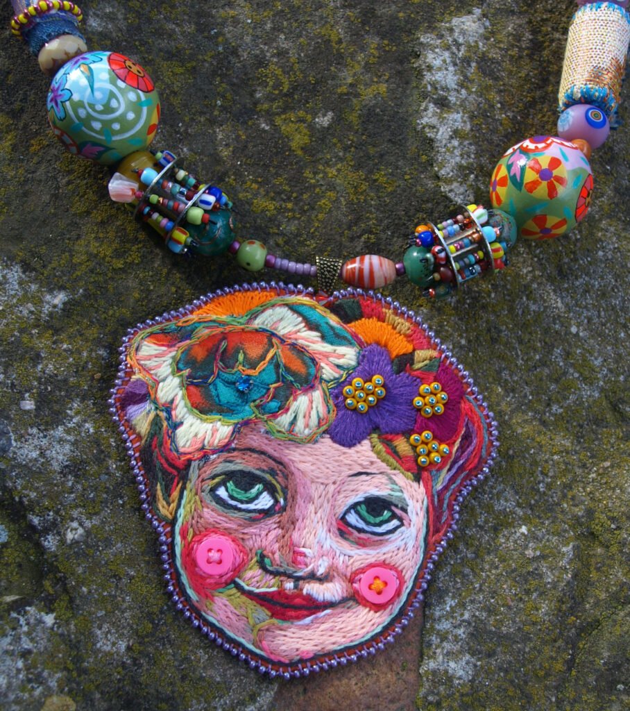 Collier " humeur de printemps"