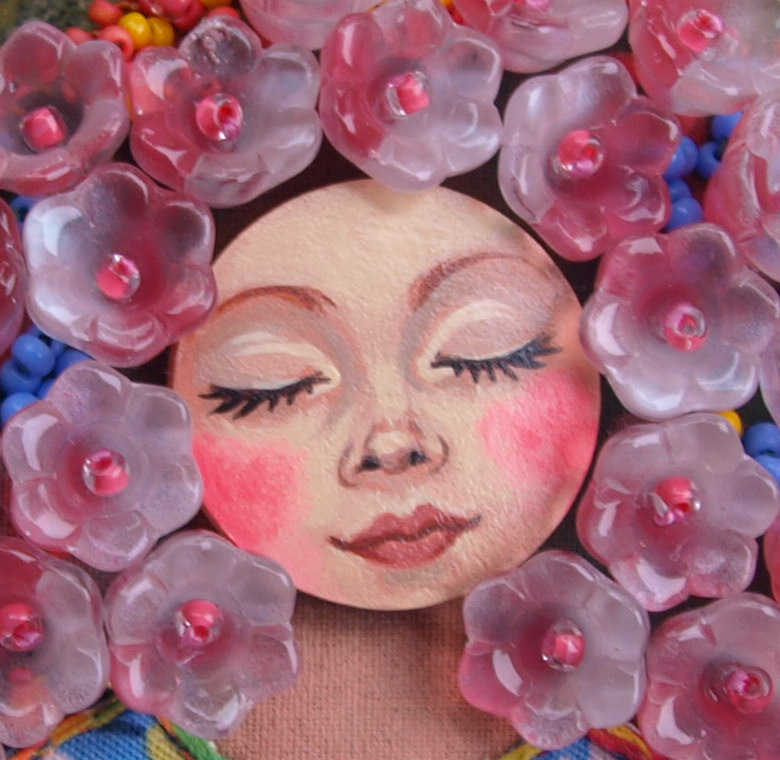 Broche "le parfum des fleurs" (adoptée) – Image 2