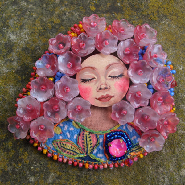 Broche "le parfum des fleurs" (adoptée)