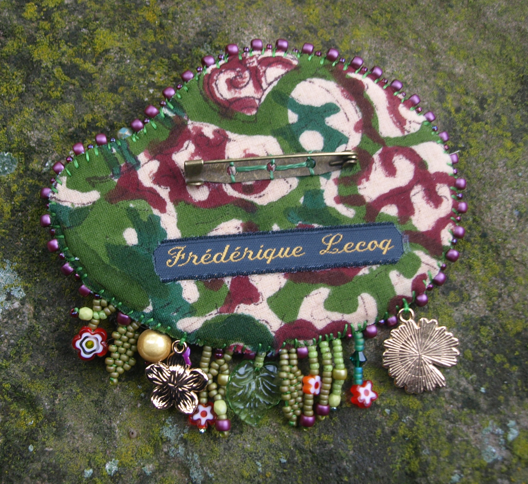 Broche "promenade dans les collines" – Image 2